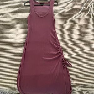 Jcrew ruched midi dress